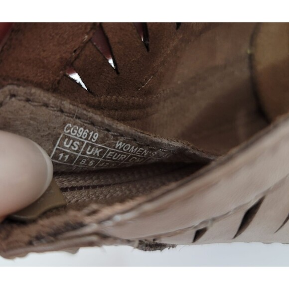 Rockport Cobb Hill Women's Leather Comfort Zip T-Strap Sandal Sz.11 - Picture 7 of 8